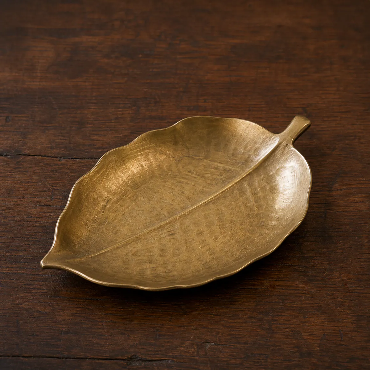 Decorative plate on a sober warm background